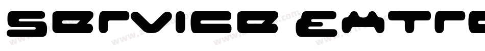 Service ExtraBold字体转换
